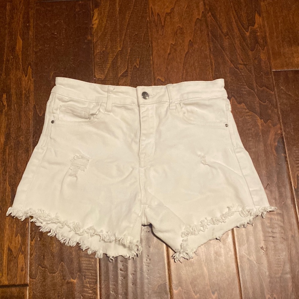 Treasure and bond white Jean shorts